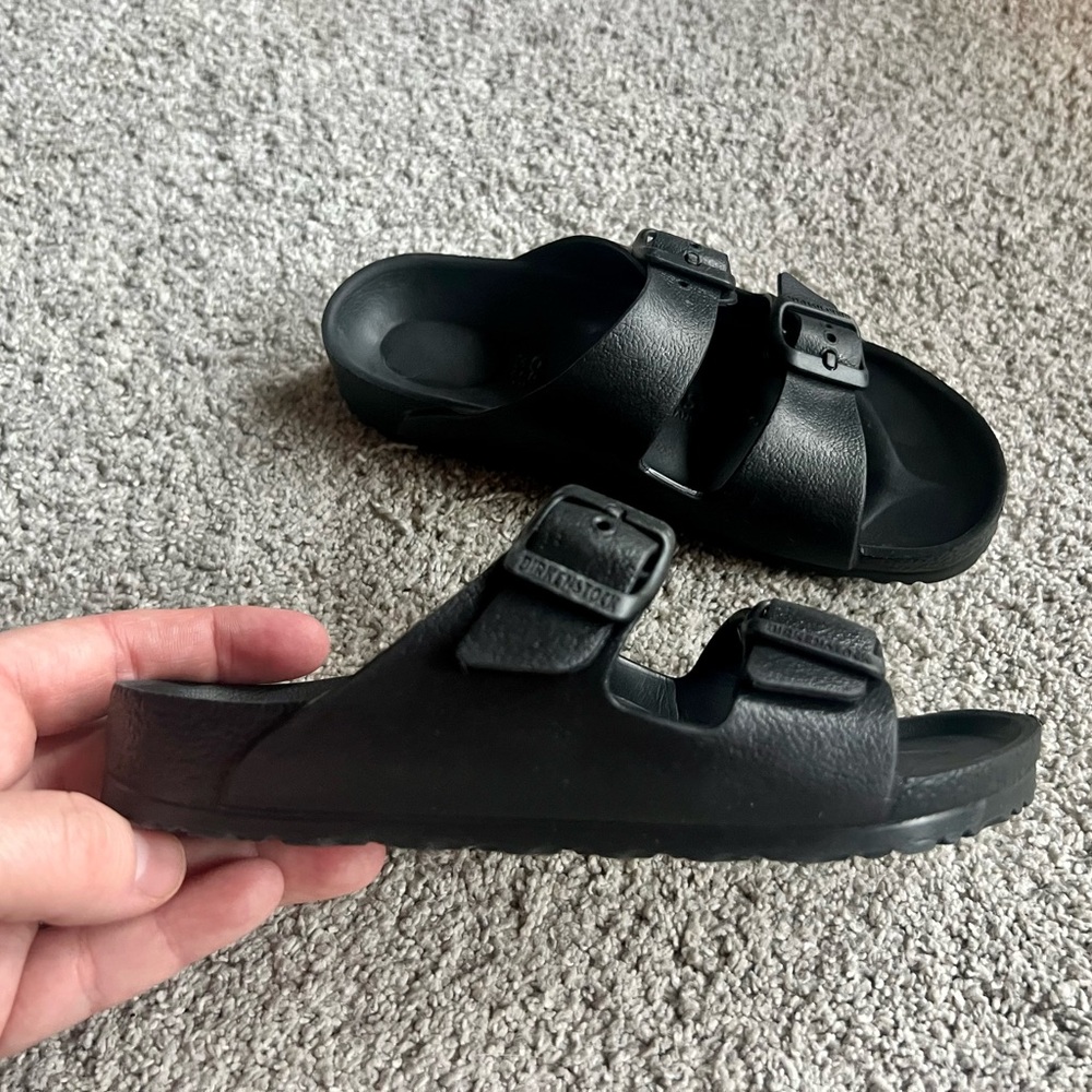 Birkenstock Kids Arizona EVA Size 30 / 12 US Sandals Black Slip-On C12 Girls Boy